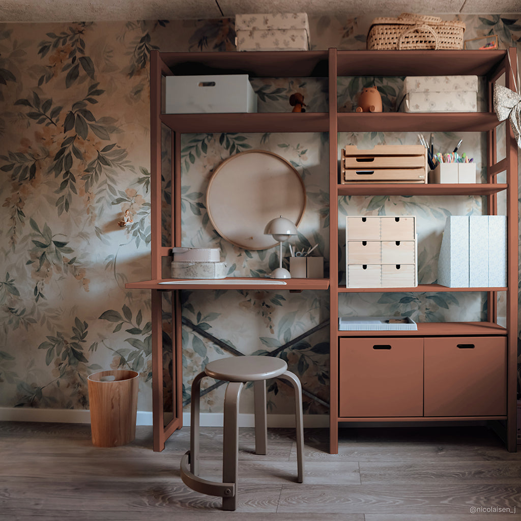 By Aulum Agger Stor Stigereol med skrivebord, flere str. - Rusty