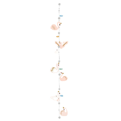 Mimi Lou wallsticker, høydemåler - Svaner