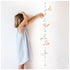 Mimi Lou wallsticker, højdemåler - Svaner