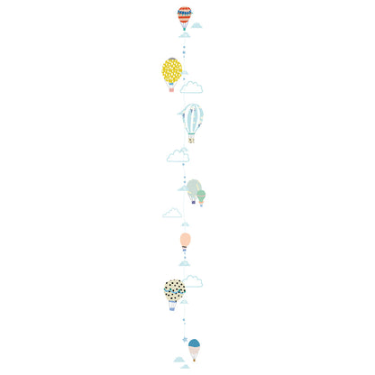 Mimi Lou wallsticker, høydemåler - Luftballonger