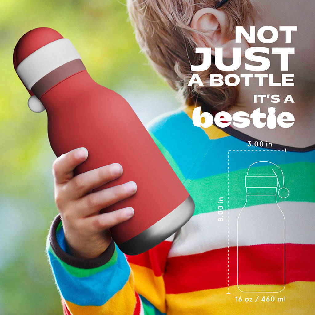 Asobu Bestie Animal termos drikkeflaske, 460 ml. - Julenissen