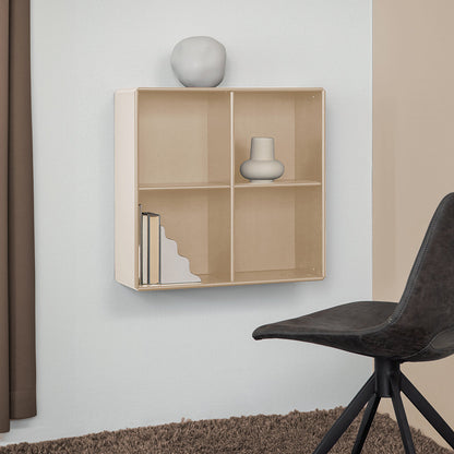 By Aulum Atlanta vegghylle, dybde 23 eller 33 cm - Sand (Siste frist for bestilling før sommeren er 24/6-26, produksjonen er tilbake mandag 27/7-26)