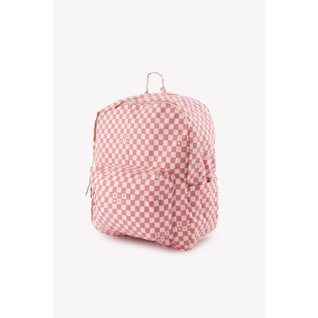Bonton ryggsekk, Damier - Rose Clair