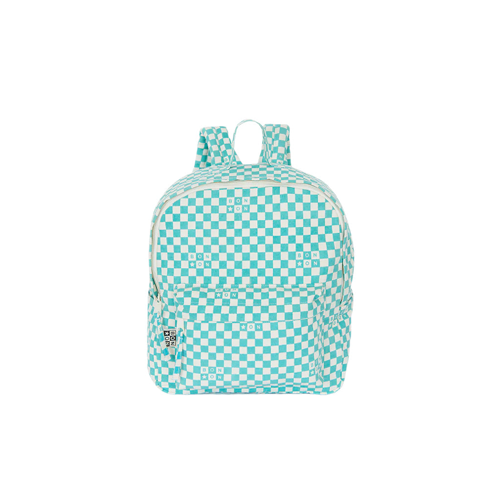 Bonton ryggsekk, Damier - Bleu vintage