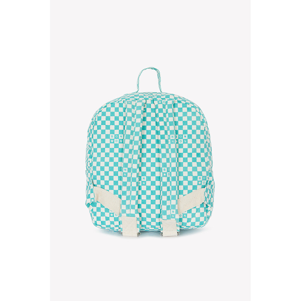 Bonton ryggsekk, Damier - Bleu vintage