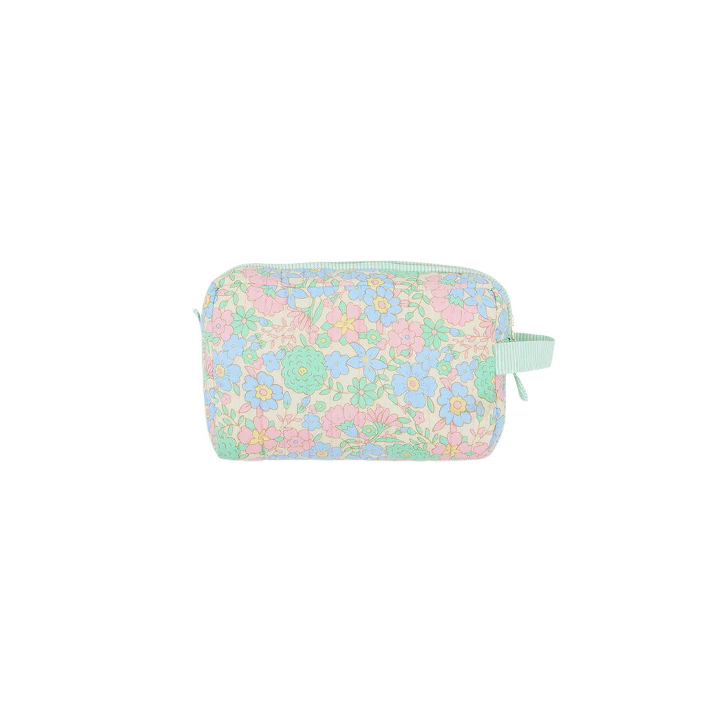 Bonton toilettaske, lille, Fleur vintage håndrem