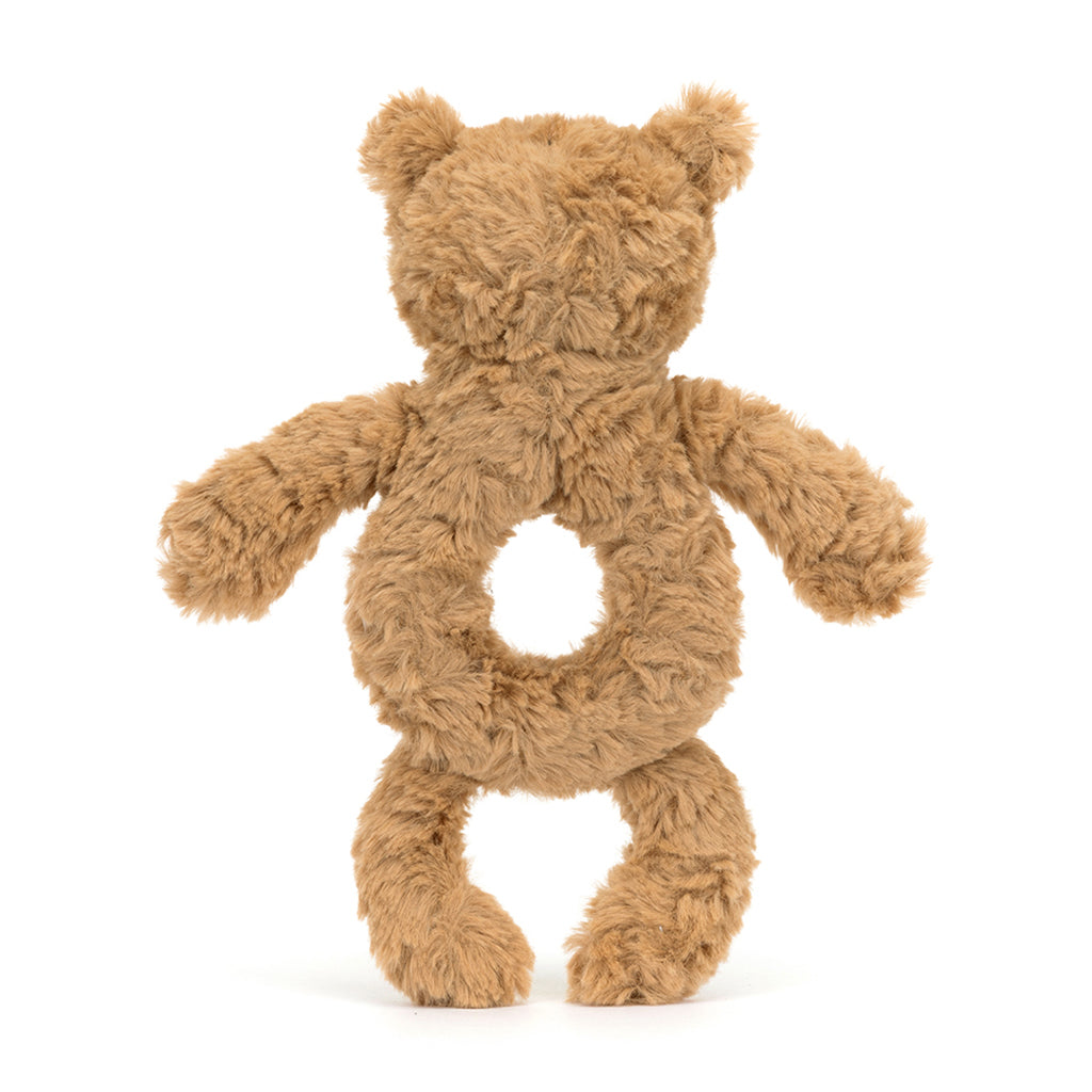Baby Jellycat ringrangle, Bartholomew bjørn – 15 cm