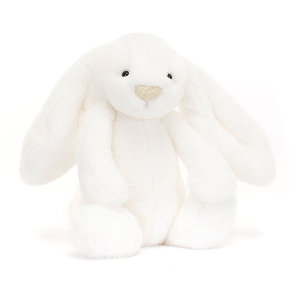 Jellycat bamse, Bashful Luxe, Luna kanin – 31 cm