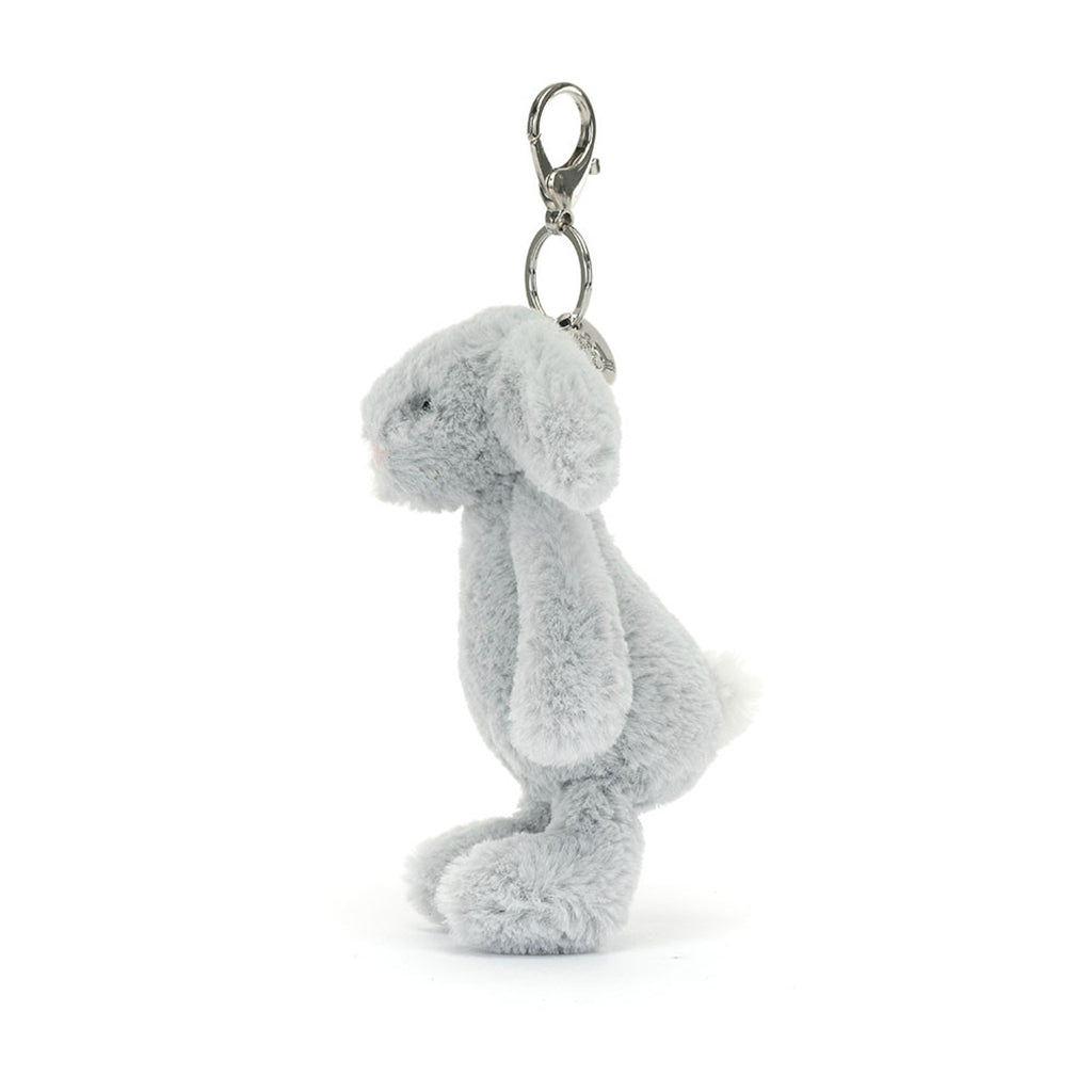 Jellycat nøkkelring, Bashful anheng til vesken - Sølv