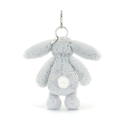 Jellycat nøkkelring, Bashful anheng til vesken - Sølv