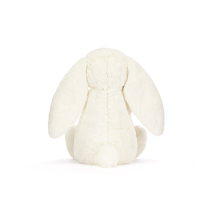 Jellycat bamse, Kanin med rose, Cream bunny – 31 cm