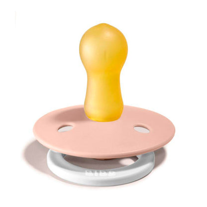 Bibs 2-pak, smokker i naturgummi, strl. 2, Blush night/Vanilla Night - Glow in the dark