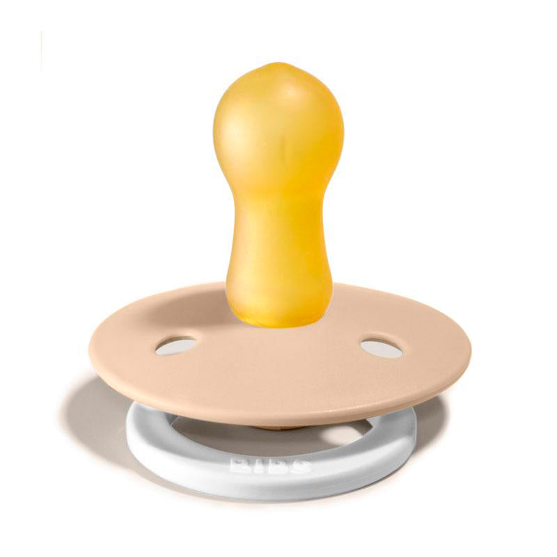 Bibs 2-pak, smokker i naturgummi, strl. 2, Blush night/Vanilla Night - Glow in the dark