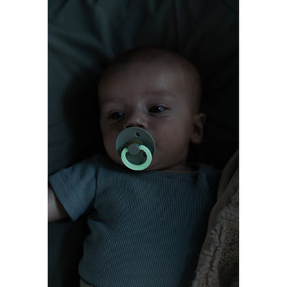 Bibs smokk i naturgummi, str. 2 - Blush GLOW