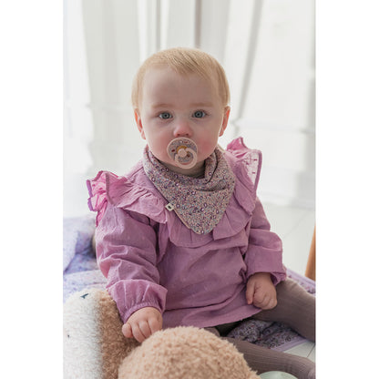 Bibs Liberty, 2-pk Colour, smokker i naturgummi, str. 2 - Chamomile Lawn - Violet Sky Mix