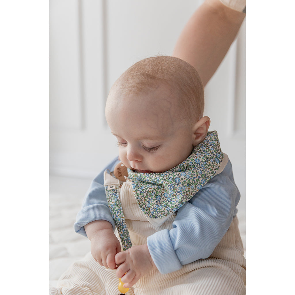 Bibs Liberty, 2-pk Colour, smokker i naturgummi, str. 2 - Eloise - Sage Mix
