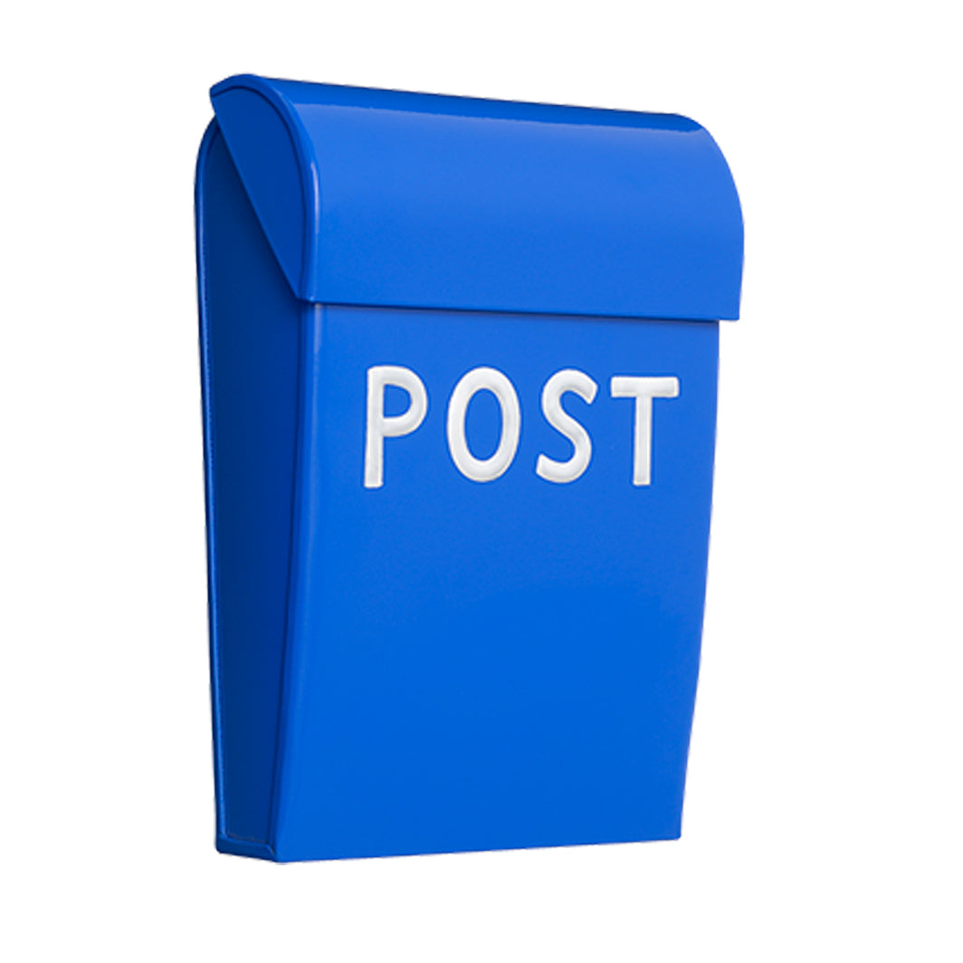 Bruka Design postkasse, Mini - Kornblå