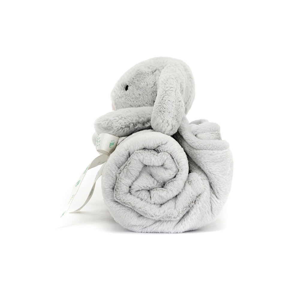 Baby Jellycat teppe, Bashful kanin, sølv - 56 cm