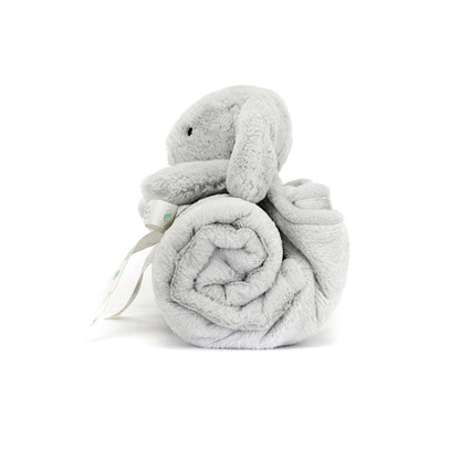 Baby Jellycat teppe, Bashful kanin, sølv - 56 cm