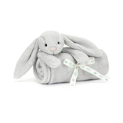 Baby Jellycat teppe, Bashful kanin, sølv - 56 cm