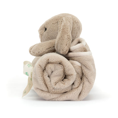 Baby Jellycat teppe, Bashful kanin, beige - 56 cm