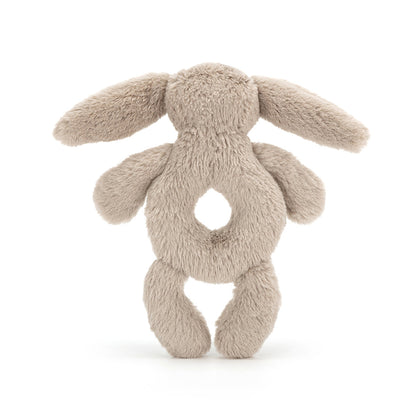 Baby Jellycat ringrangle, Kanin, beige – 15 cm