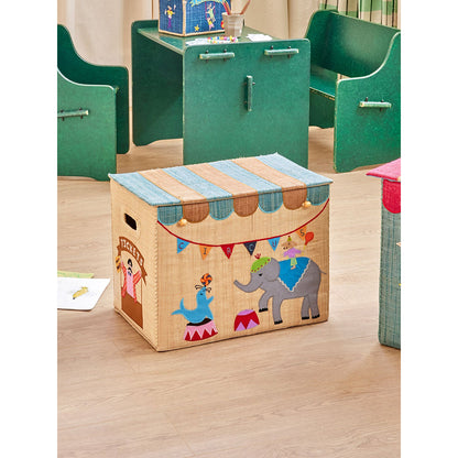 Rice kurvehus til oppbevaring, sammenleggbar, large – Sirkus