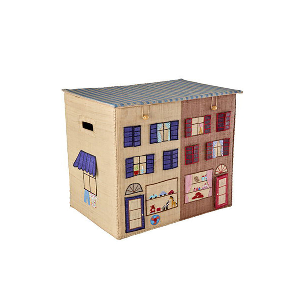 Rice kurvhus til oppbevaring, sammenleggbart, str. XL - Paris-tema
