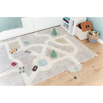 Lorena Canals vaskbart leketeppe, gulvteppe, EcoCity – 120 x 170 cm