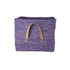 Rice kurv m læderhank, Dark lavender 