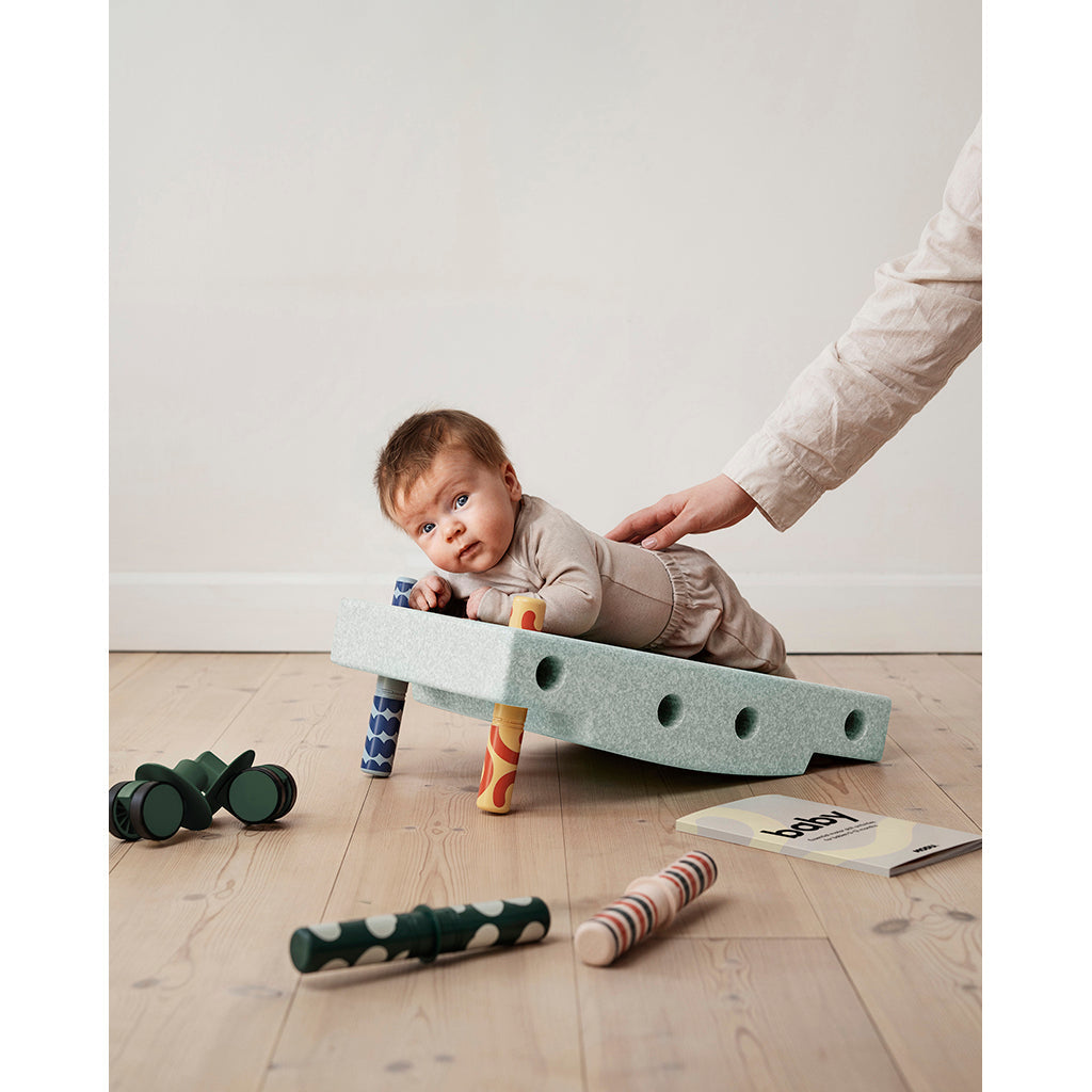 Modu Baby Motorikksett, Ocean mint/ Forest green