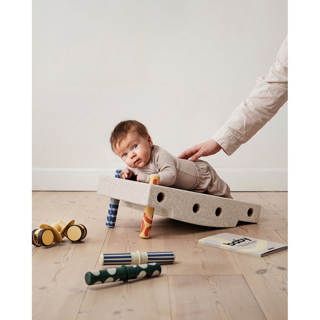 Modu Babymotorikksett, Sand grey/ Honey yellow