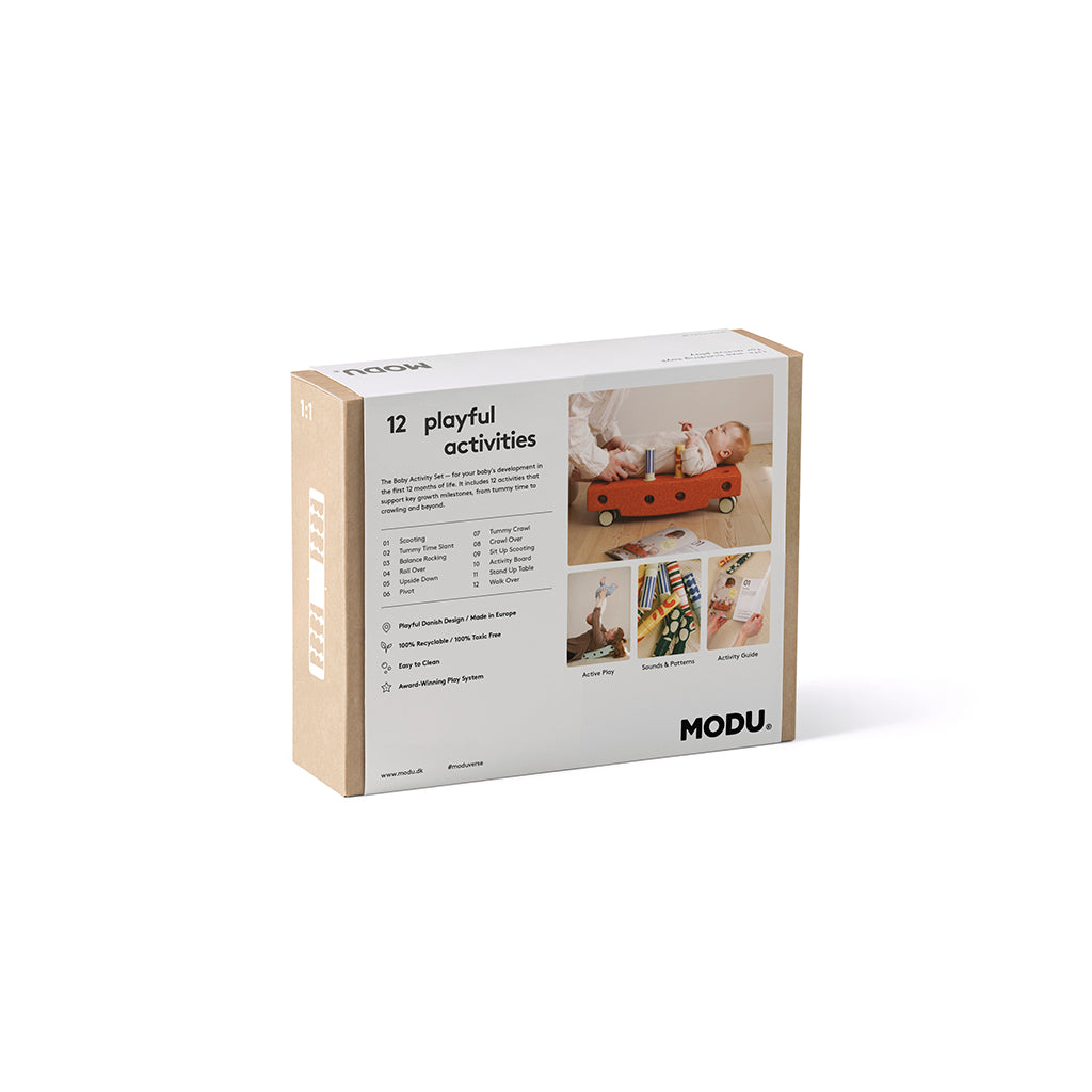 Modu Babymotorikksett, Sand grey/ Honey yellow