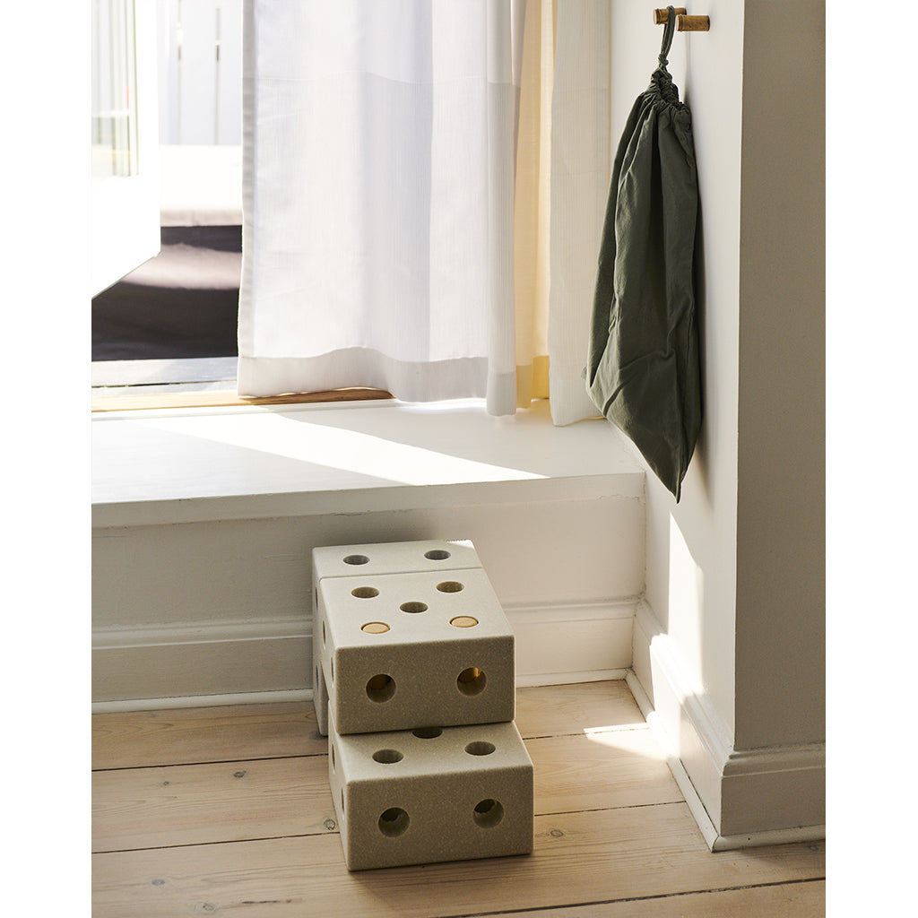 Modu 3-i-1 gåvogn, aktivitetsleketøy i skum - Sand grey/ Honey yellow