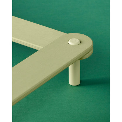 Modu Balance track, balansesti i tre med skumklosser, aktivitetsleketøy - Burnt Orange / Dusty Green