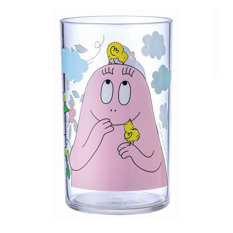Barbapapa gennemsigtig drikkeglas natur med motiver