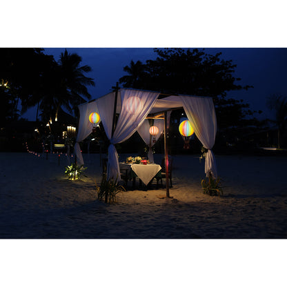 LED Luftballong, Royal Aero blue - 32 cm