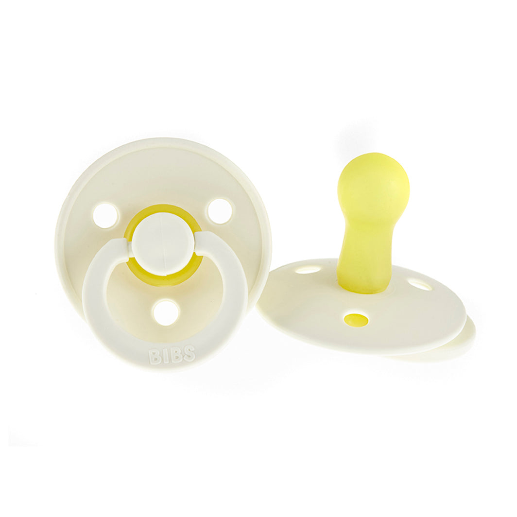 Bibs sut i naturgummi, str. 2 - ivory