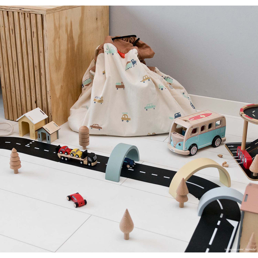 Play&amp;Go To-i-ett teppe, Big cars
