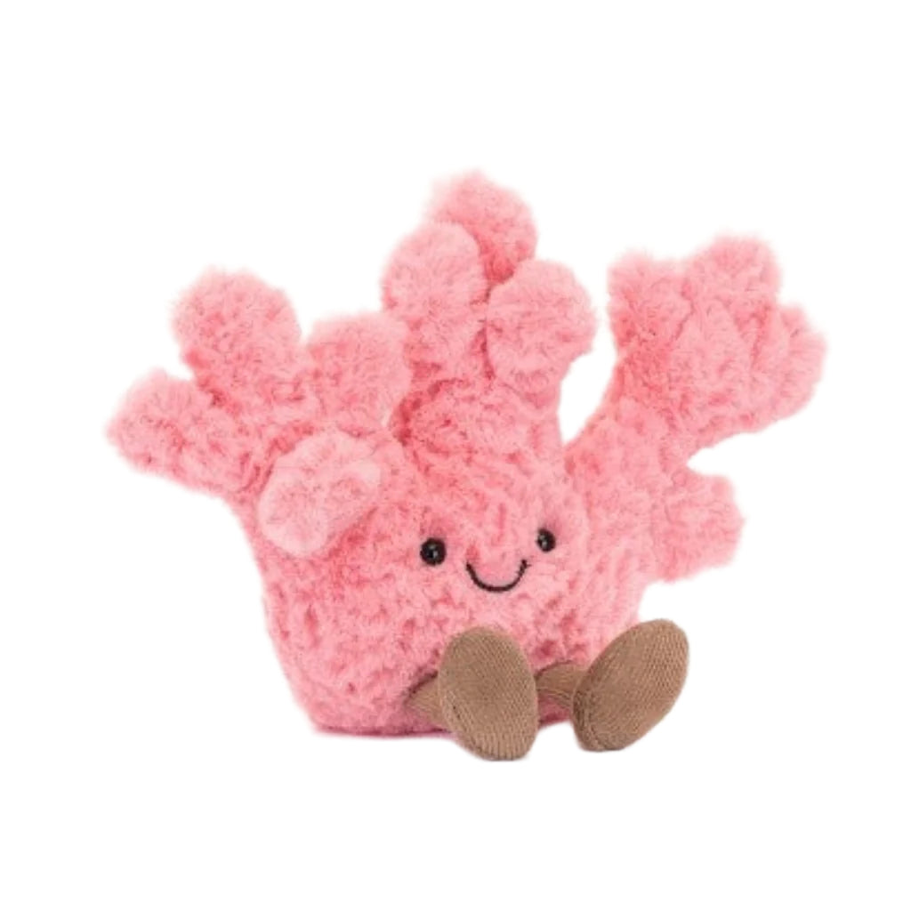 Jellycat bamse, Amuseables Coral - 16 cm