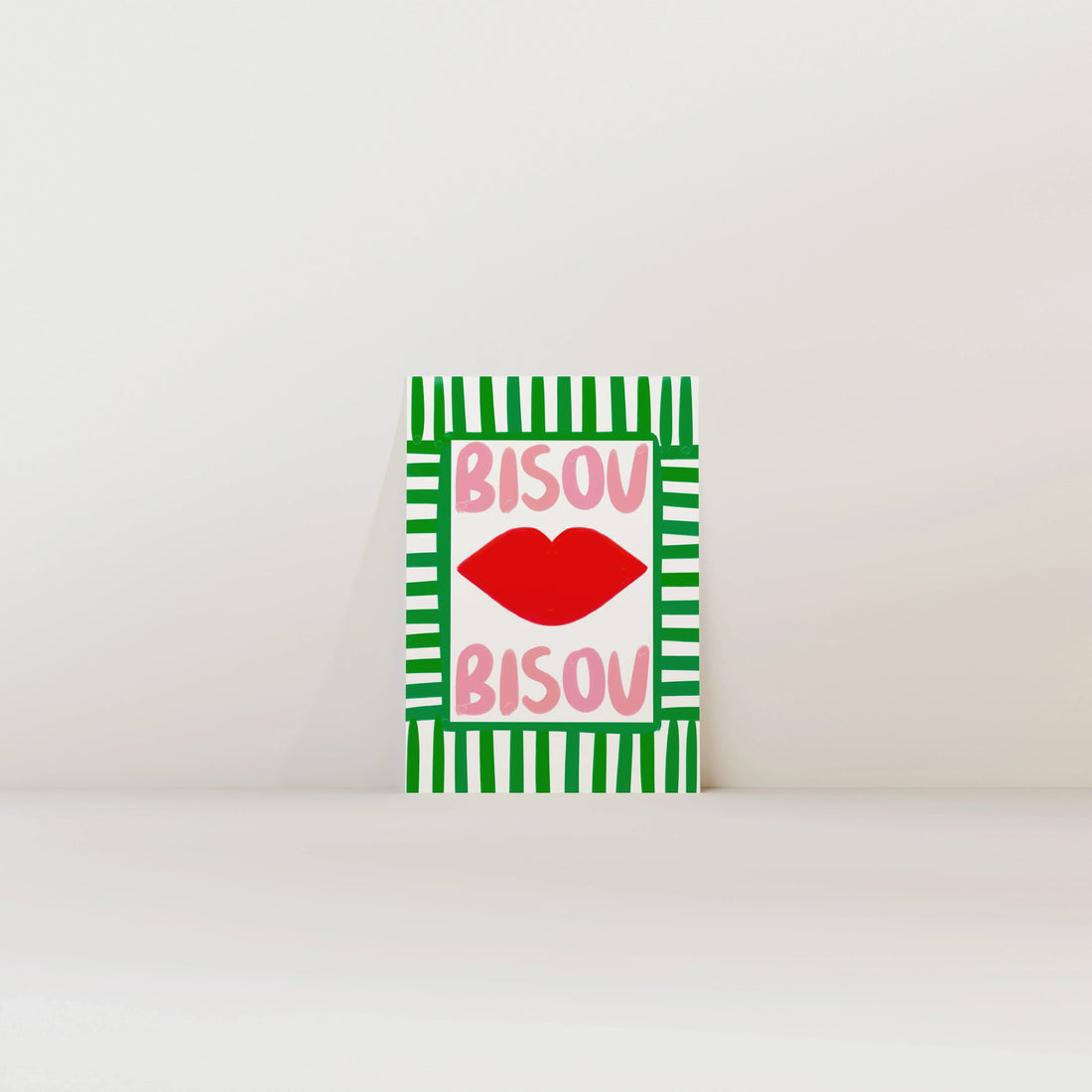 Nephthys Illustrated plakat, Bisou Bisou No1 - A4