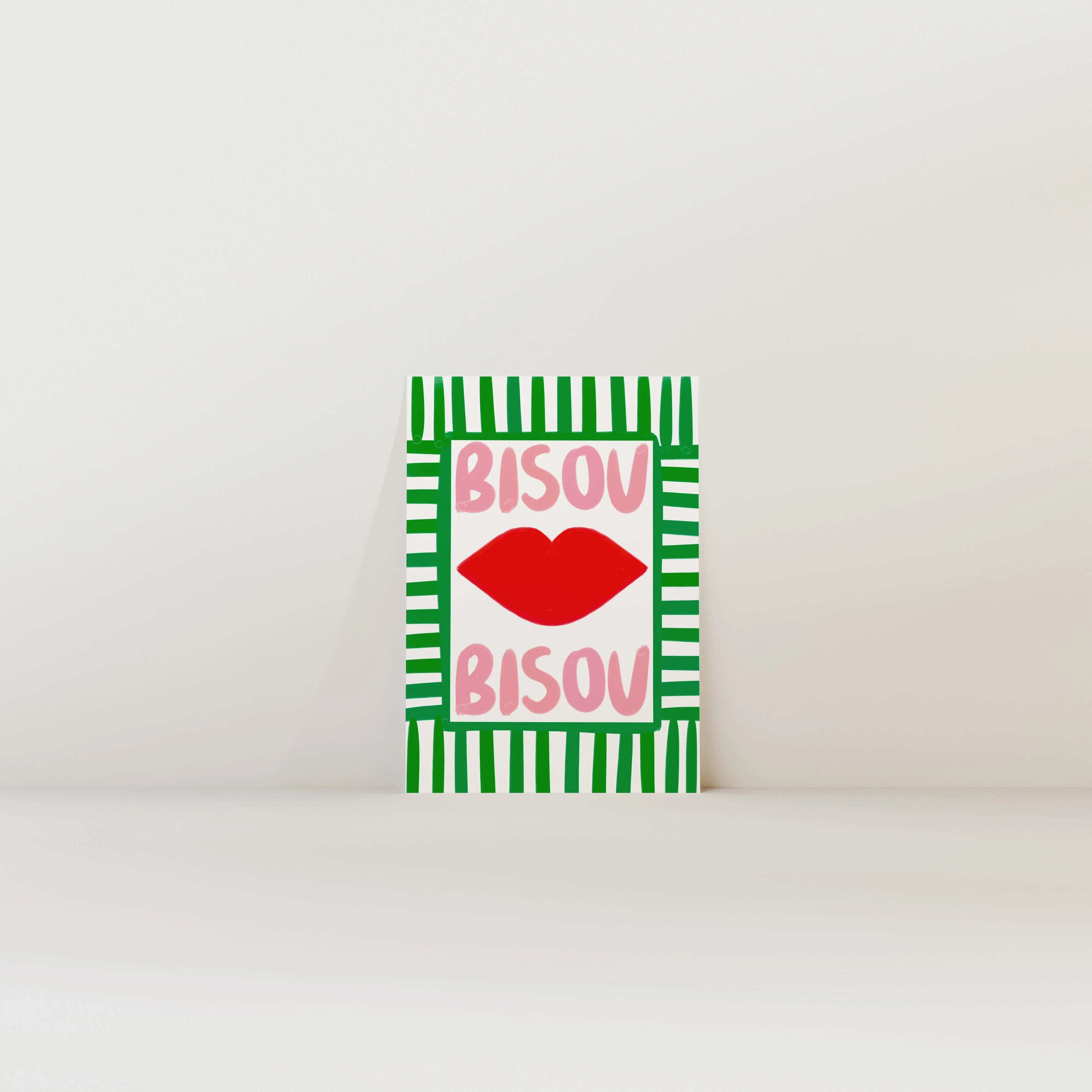 Nephthys Illustrated plakat, Bisou Bisou No1 - A4