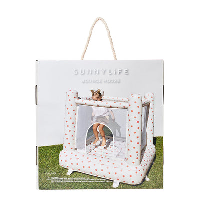 Sunnylife Oppblåsbar hoppeslott, 3-6 år - Poppy the Peach
