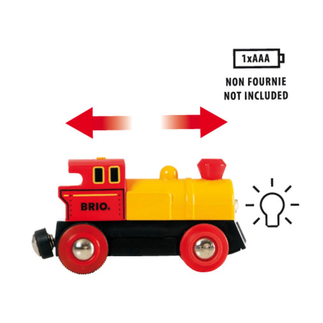 Brio Toveis lokomotiv, batteridrevet