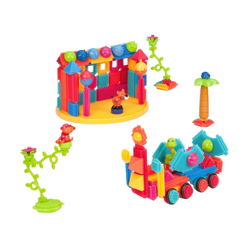 Bristle Blocks byggeklosser, 54 stk. - jungle