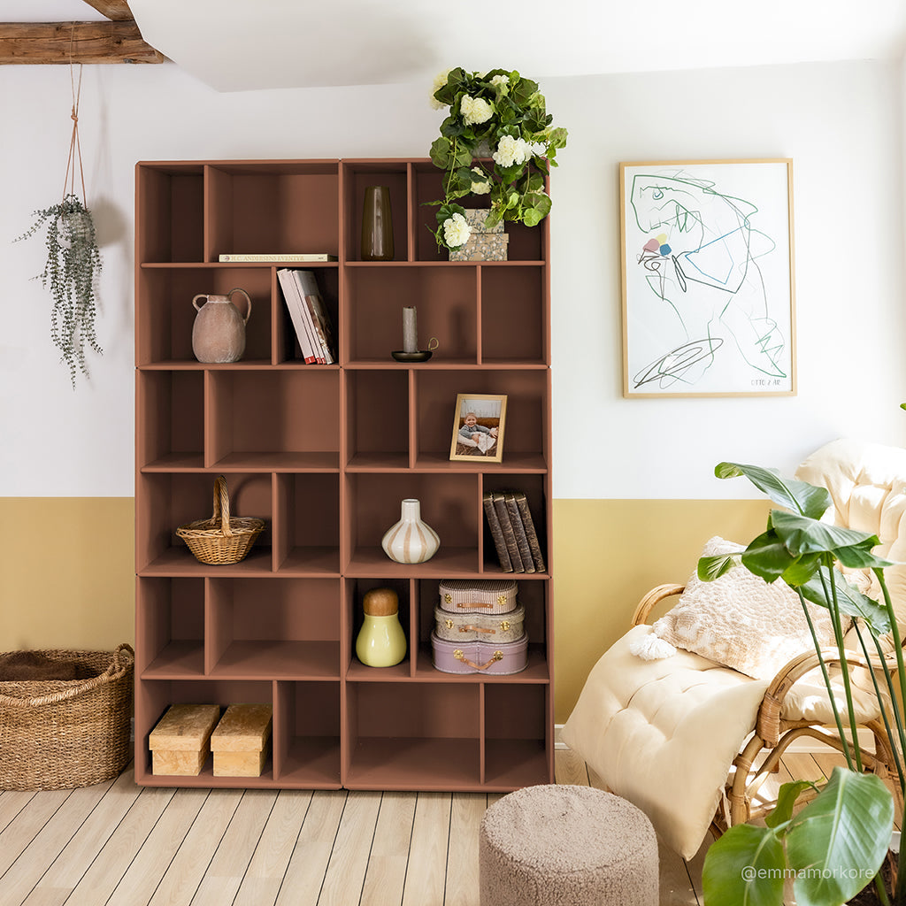 By Aulum Brooklyn gulvreol, 117x177 cm - Rusty