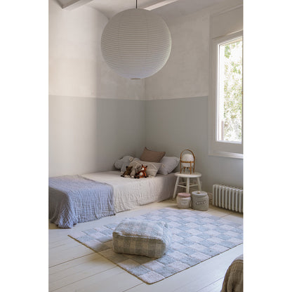 Lorena Canals vaskbart gulvteppe, Tiles Blue Sage - flere str.