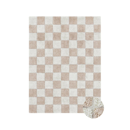 Lorena Canals vaskbart gulvtæppe, Tiles Rose - flere str.