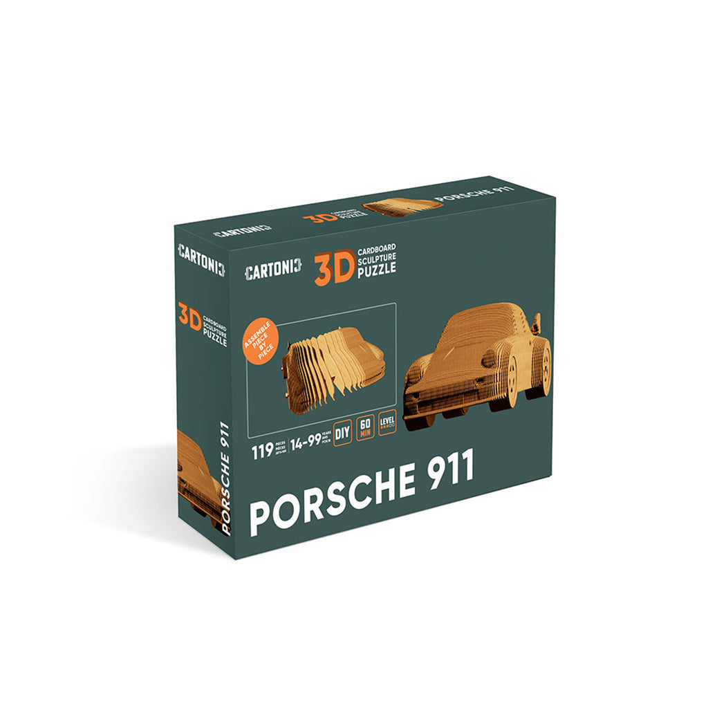 Cartonic 3D Puslespill, Bygg ditt eget papirkunstverk – Porche