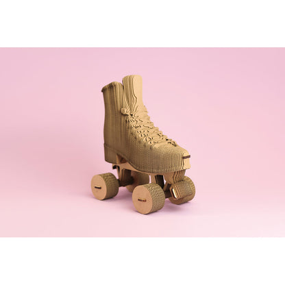 Cartonic 3D Puslespill, Samle-selv Papirkunstverk - Rulleskøyte